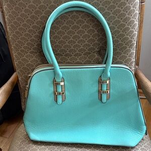 Elegant Turquoise Satchel by [Brand]